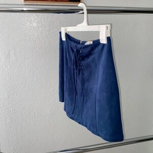 NEW Charlotte Russe Blue Mini Skirt